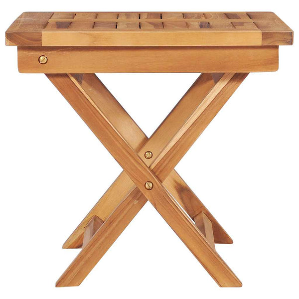 vidaXL Sun Loungers 2 pcs. with Table Solid Teak Wood