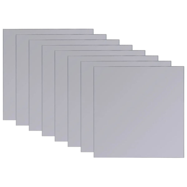 vidaXL Frameless Mirror Tiles Glass 16 pcs. 20.5 cm