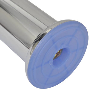 vidaXL Sofa Legs 8 pcs. Round Chrome 120 mm