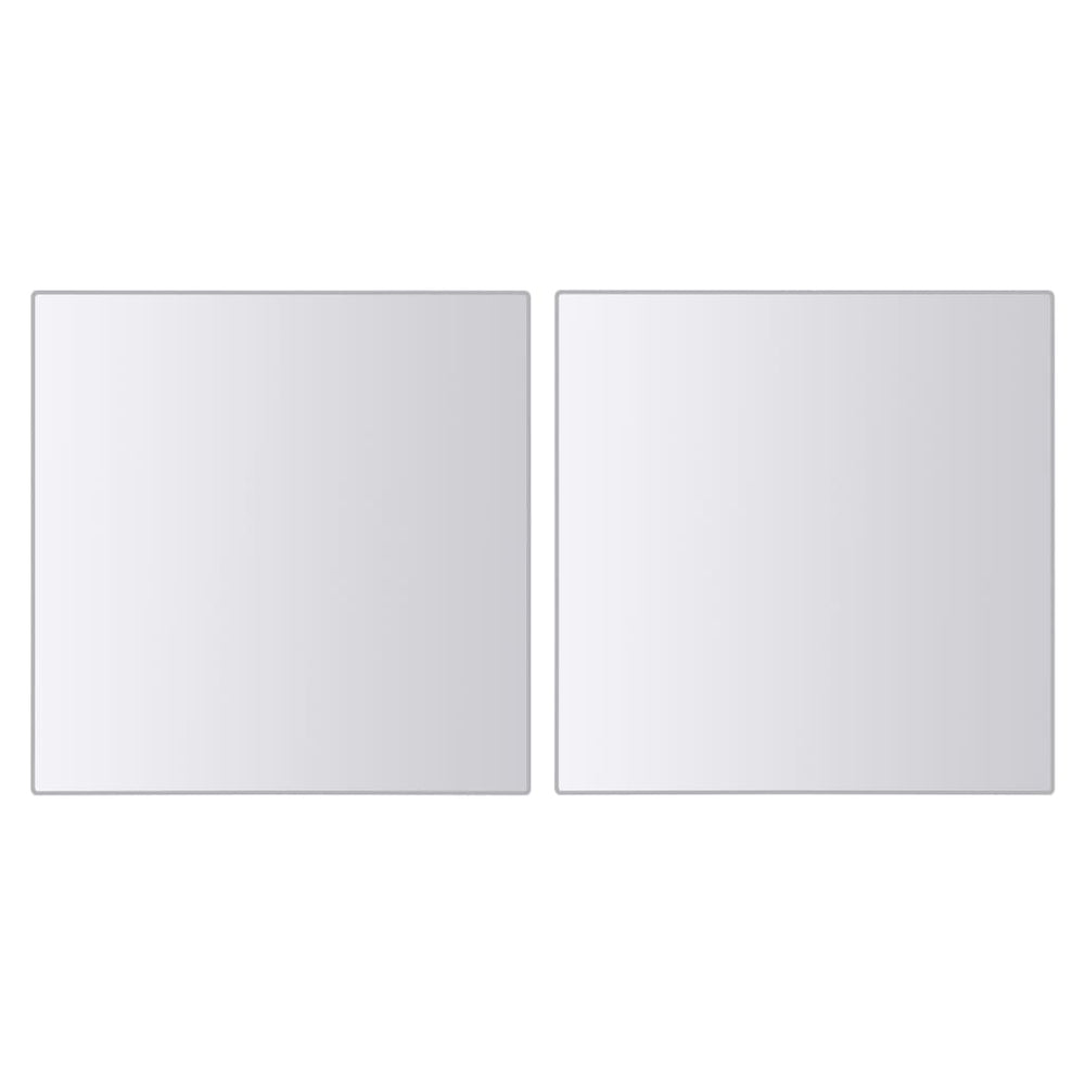 vidaXL 16-Piece Mirror Tile Set Various Shapes Glass