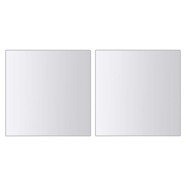 vidaXL 16-Piece Mirror Tile Set Various Shapes Glass