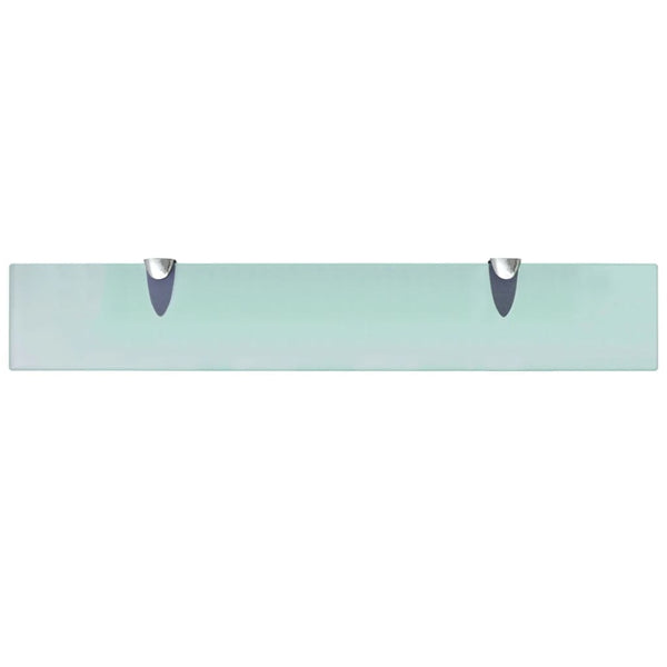 vidaXL Floating Shelves 2 pcs. Glass 60x10 cm 8 mm