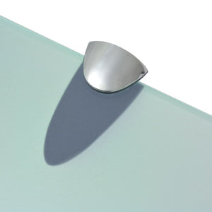 vidaXL Floating Shelves 2 pcs. Glass 60x10 cm 8 mm