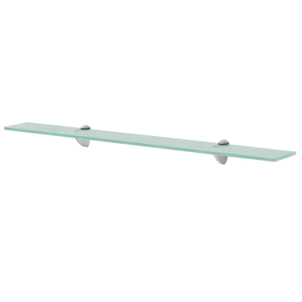 vidaXL Floating Shelves 2 pcs. Glass 80x10 cm 8 mm