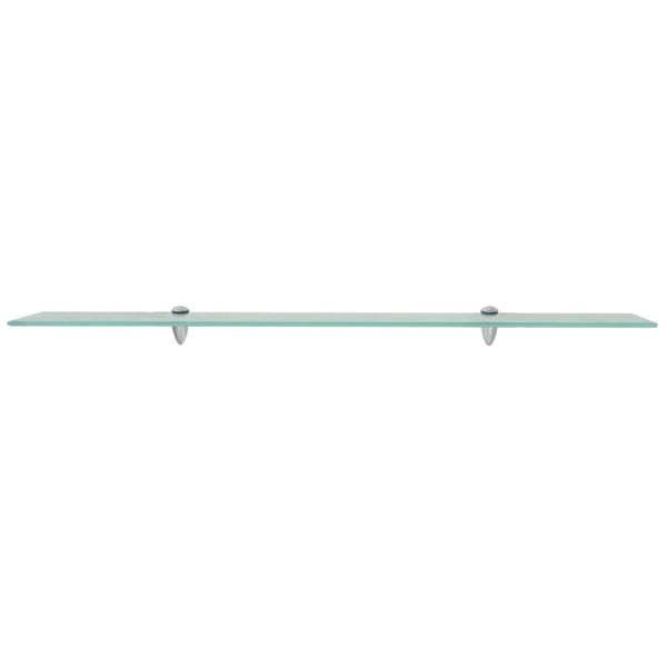 vidaXL Floating Shelves 2 pcs. Glass 100x10 cm 8 mm