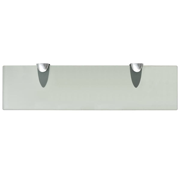 vidaXL Floating Shelves 2 pcs. Glass 40x10 cm 8 mm
