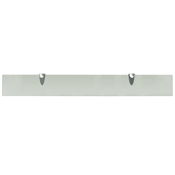vidaXL Floating Shelves 2 pcs. Glass 80x10 cm 8 mm