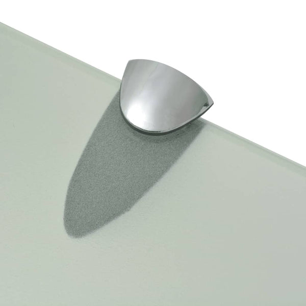vidaXL Floating Shelves 2 pcs. Glass 80x10 cm 8 mm