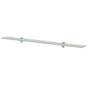 vidaXL Floating Shelves 2 pcs. Glass 100x10 cm 8 mm