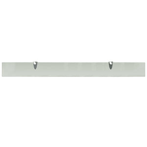 vidaXL Floating Shelves 2 pcs. Glass 100x10 cm 8 mm