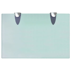 vidaXL Floating Shelves 2 pcs. Glass 30x20 cm 8 mm