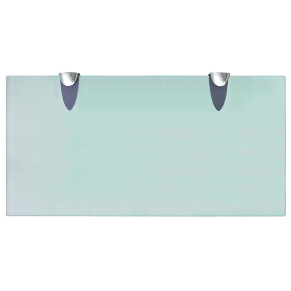 vidaXL Floating Shelves 2 pcs. Glass 40x20 cm 8 mm