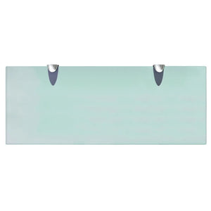 vidaXL Floating Shelves 2 pcs. Glass 50x20 cm 8 mm