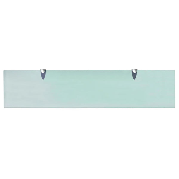 vidaXL Floating Shelves 2 pcs. Glass 90x20 cm 8 mm