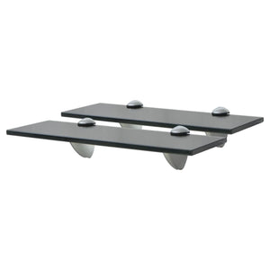 vidaXL Floating Shelves 2 pcs. Glass 30x20 cm 8 mm