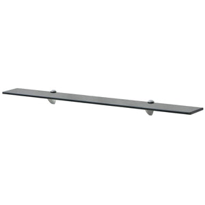 vidaXL Floating Shelves 2 pcs. Glass 90x20 cm 8 mm
