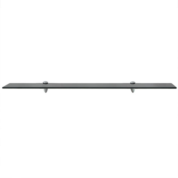 vidaXL Floating Shelves 2 pcs. Glass 90x20 cm 8 mm