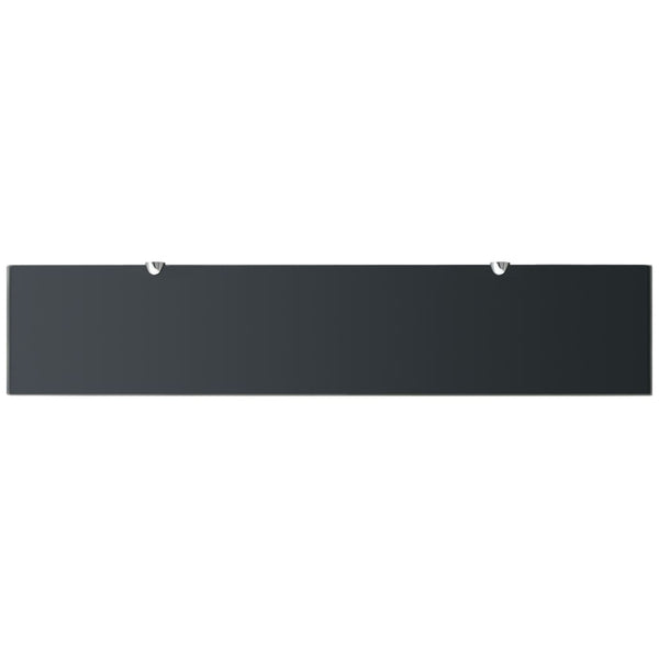 vidaXL Floating Shelves 2 pcs. Glass 100x20 cm 8 mm