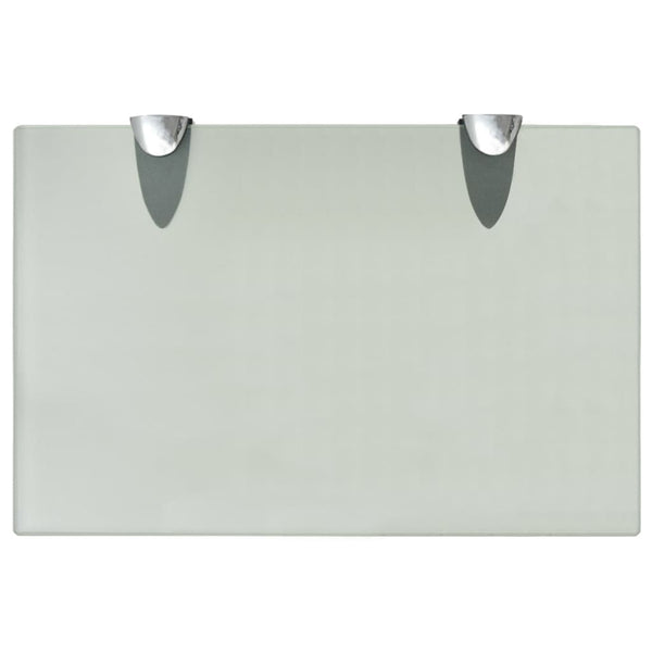vidaXL Floating Shelves 2 pcs. Glass 30x20 cm 8 mm