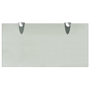 vidaXL Floating Shelves 2 pcs. Glass 40x20 cm 8 mm