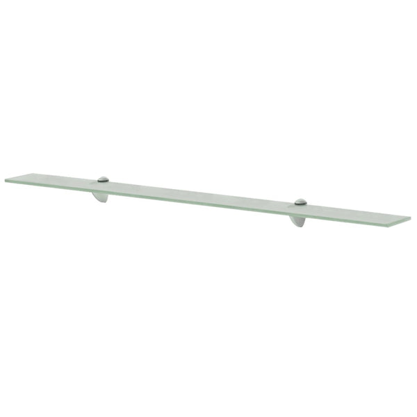 vidaXL Floating Shelves 2 pcs. Glass 100x20 cm 8 mm