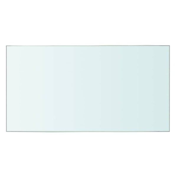 vidaXL Shelf Boards 2 pcs. Glass Transparent 20x30 cm