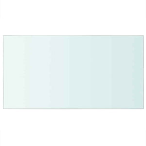 vidaXL Shelf Boards 2 pcs. Glass Transparent 40x25 cm
