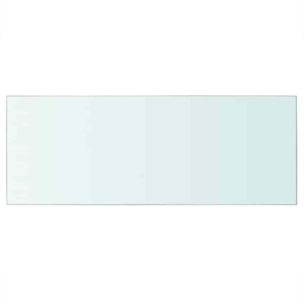 vidaXL Shelf Boards 2 pcs. Glass Transparent 60x25 cm