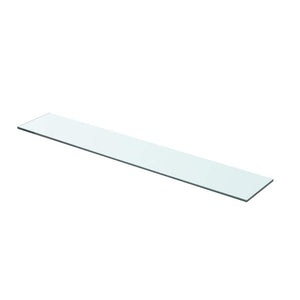 vidaXL Shelf Boards 2 pcs Glass Transparent 70x12 cm