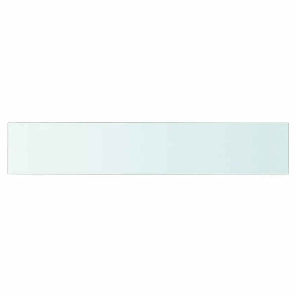 vidaXL Shelf Boards 2 pcs. Glass Transparent 80x15 cm