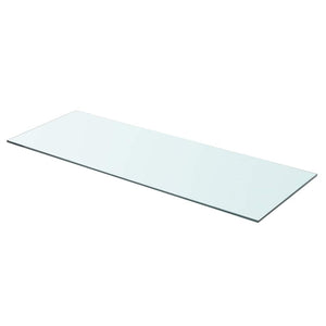 vidaXL Shelf Boards 2 pcs. Glass Transparent 80x30 cm