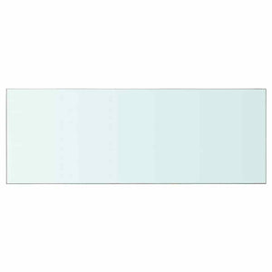 vidaXL Shelf Boards 2 pcs. Glass Transparent 80x30 cm