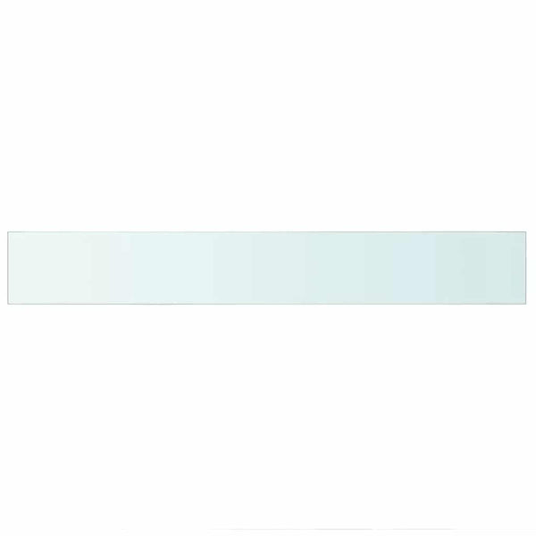 vidaXL Shelf Boards 2 pcs Glass Transparent 90 x 12 cm