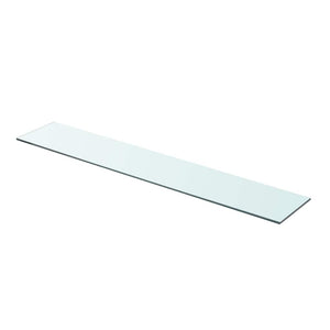 vidaXL Shelf Boards 2 pcs. Glass Transparent 90x15 cm