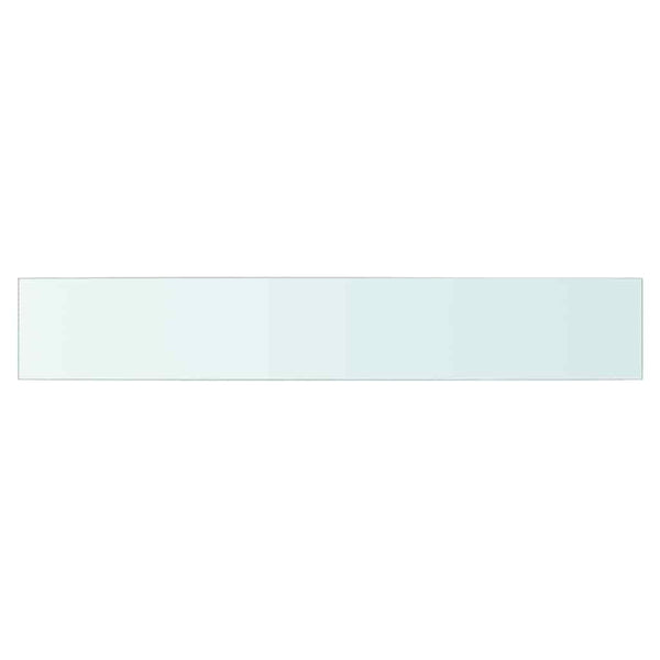vidaXL Shelf Boards 2 pcs. Glass Transparent 90x15 cm