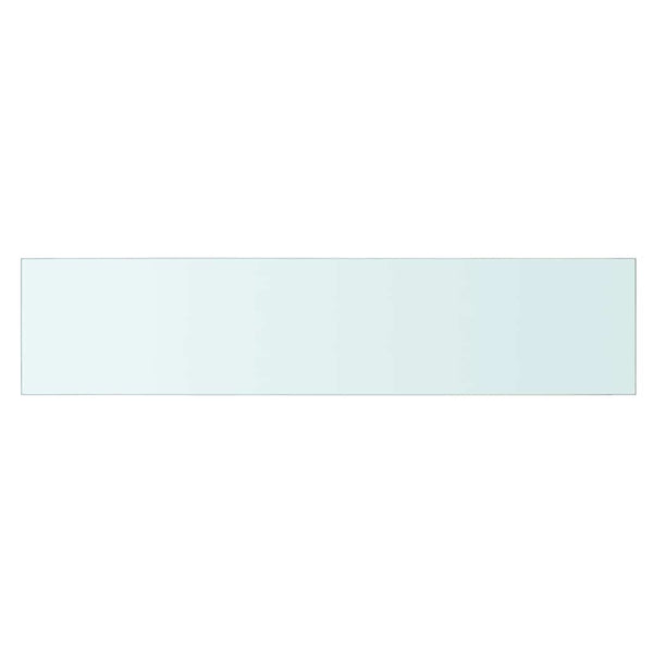 vidaXL Shelf Boards 2 pcs Glass Transparent 90x20 cm