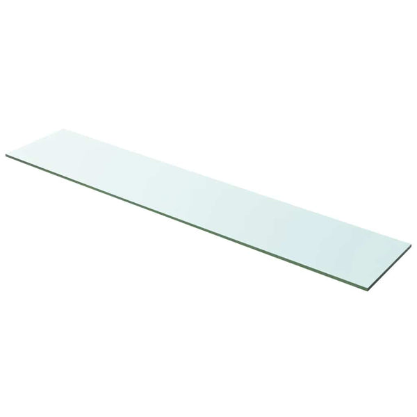 vidaXL Shelf Boards 2 pcs. Glass Transparent 100x20 cm