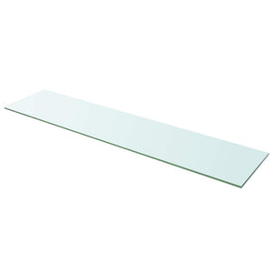 vidaXL Shelf Boards 2 pcs. Glass Transparent 110x25 cm
