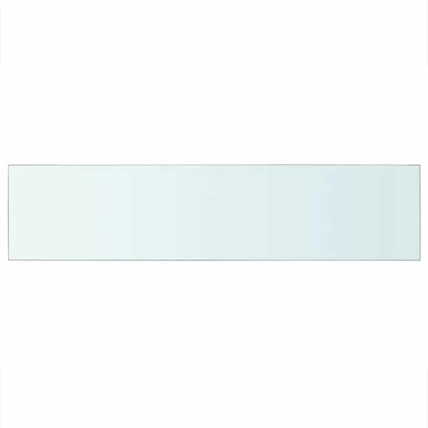 vidaXL Shelf Boards 2 pcs. Glass Transparent 110x25 cm