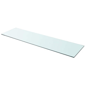 vidaXL Shelf Boards 2 pcs. Glass Transparent 110x30 cm
