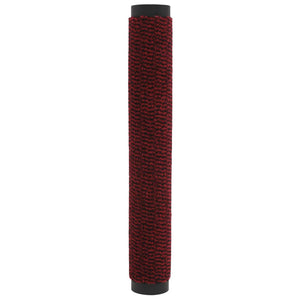 vidaXL Dirt Trapper Mats 2 pcs. Rectangular Tufted 60x90 cm Red