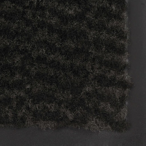 vidaXL Dirt Trapper Mats 2 pcs. Rectangular Tufted 90x150cm Black