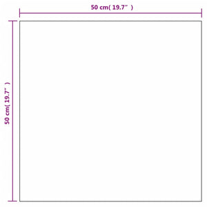 vidaXL Wall Mirror 2 pcs. 50x50 cm Square Glass