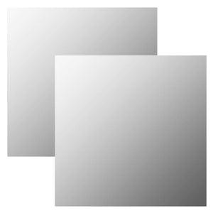 vidaXL Wall Mirror 2 pcs. 60x60 cm Square Glass