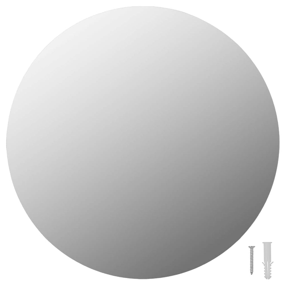 vidaXL Wall Mirrors 2 pcs. 40 cm Round Glass