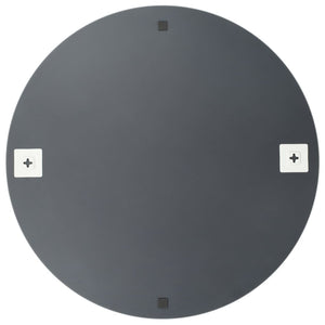 vidaXL Wall Mirror 2 pcs. 50 cm Round Glass