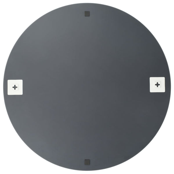 vidaXL Wall Mirror 2 pcs. 50 cm Round Glass