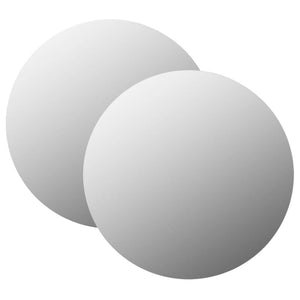 vidaXL Wall Mirror 2 pcs. 70 cm Round Glass