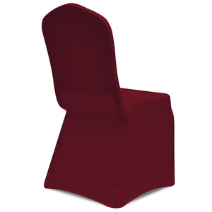 vidaXL Stretch Chair Covers Burgundy 24 pcs.