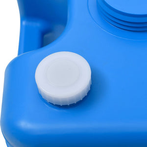 vidaXL Camping Water Tank with Wheels 25 L Blue